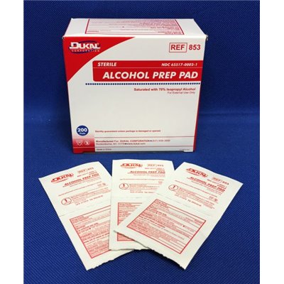 ALCOHOL PAD 200 COUNT MED BOX