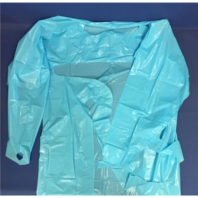 ISOLATION GOWN BLUE UNIVERSAL 75/CS