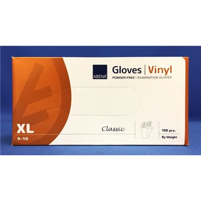 GLOVE VINYL EXAM PF XL ABENA 100/BX