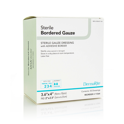 Sterile Bordered Gauze (3.6x4)