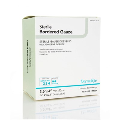 Sterile Bordered Gauze (4x10)