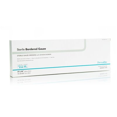 Sterile Bordered Gauze (4x14)