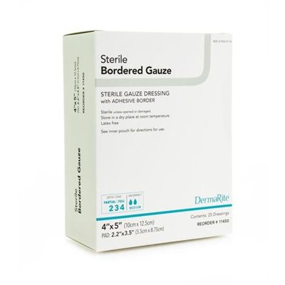Sterile Bordered Gauze (4x5)