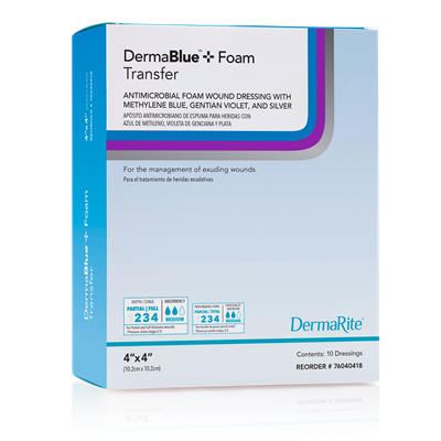 DermaBlue+ Foam Transfer (4x4)