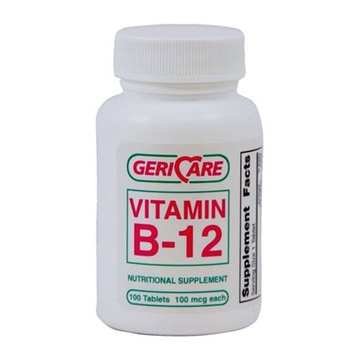VITAMIN B12 100MCG TABS 100/BT
