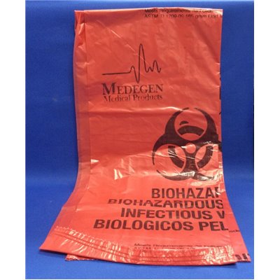 BAG INFECTIOUS WASTE 40X46IN 42GAL 100