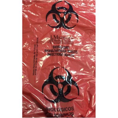 BAG INFECTIOUS WASTE 30.5X41 30GL 250s