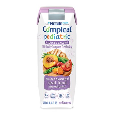 COMPLEAT PED RED CAL UNFLVRD 24X250ML C