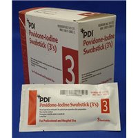 PVP SWABSTIX 3/PKG  (25 PKG/BOX)