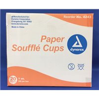 CUP 1 OZ SOUFFLE PAPER 5000/CS