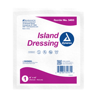 ISLAND DRESSING ST 4X4 25/BX