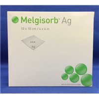 ALGINATE MELGISORB AG 4X4 EA     [10/BX]